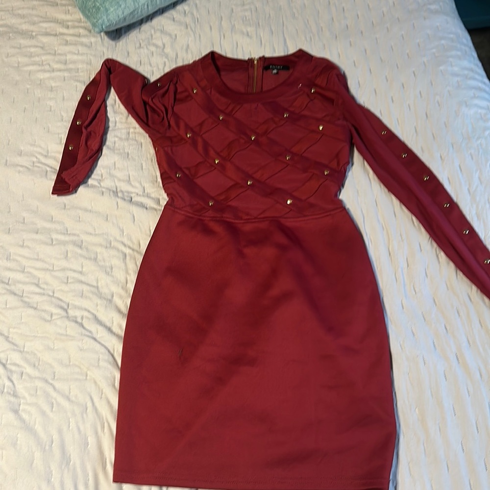 Burgundy Dress